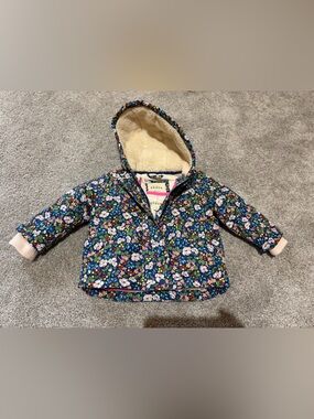 Baby Boden winter coat with zip-out vest size 6-9 mo EUC